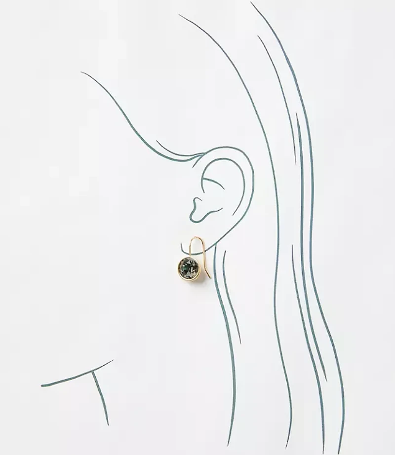 Sparkle Pull Through Earrings
