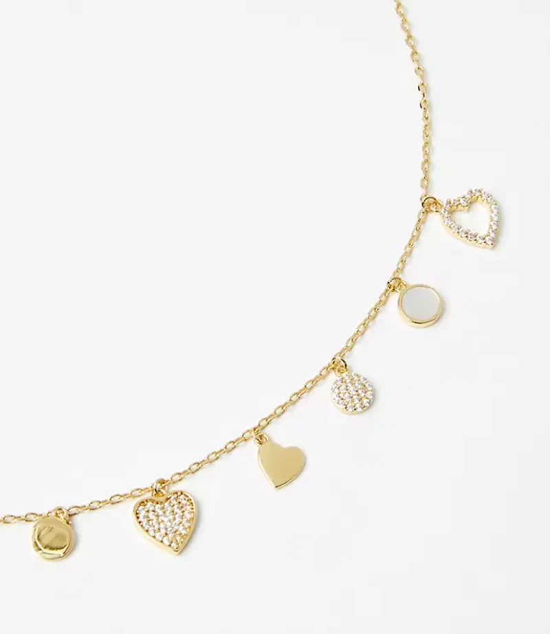Delicate Heart Charm Necklace