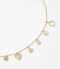 Delicate Heart Charm Necklace