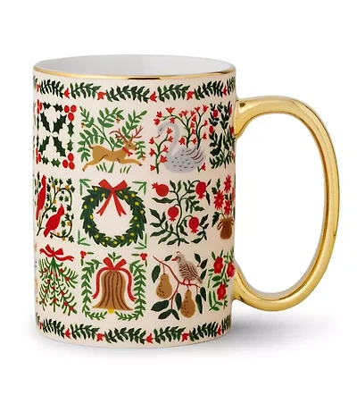 Rifle Paper Co. Christmastide Porcelain Mug