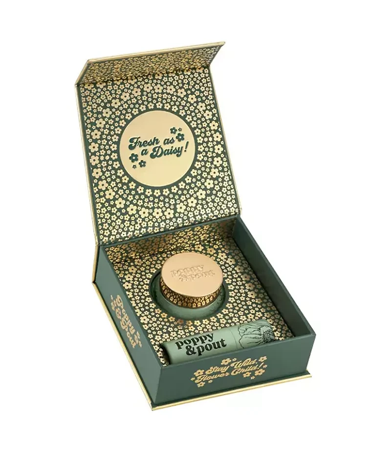 Poppy & Pout Sweet Mint Lip Care Duo Gift Set
