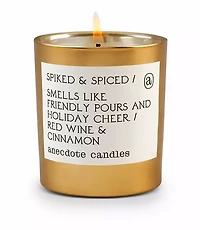 Anecdote Candles Spiked & Spiced Gold Tumbler Candle