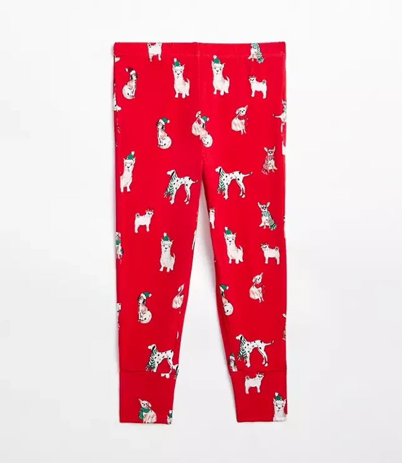 Posh Peanut Holiday Dog Long Sleeve Basic Pajama Set