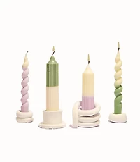 Pottery With A Purpose Taper Candle + Clay Pottery Kit - Air Dry