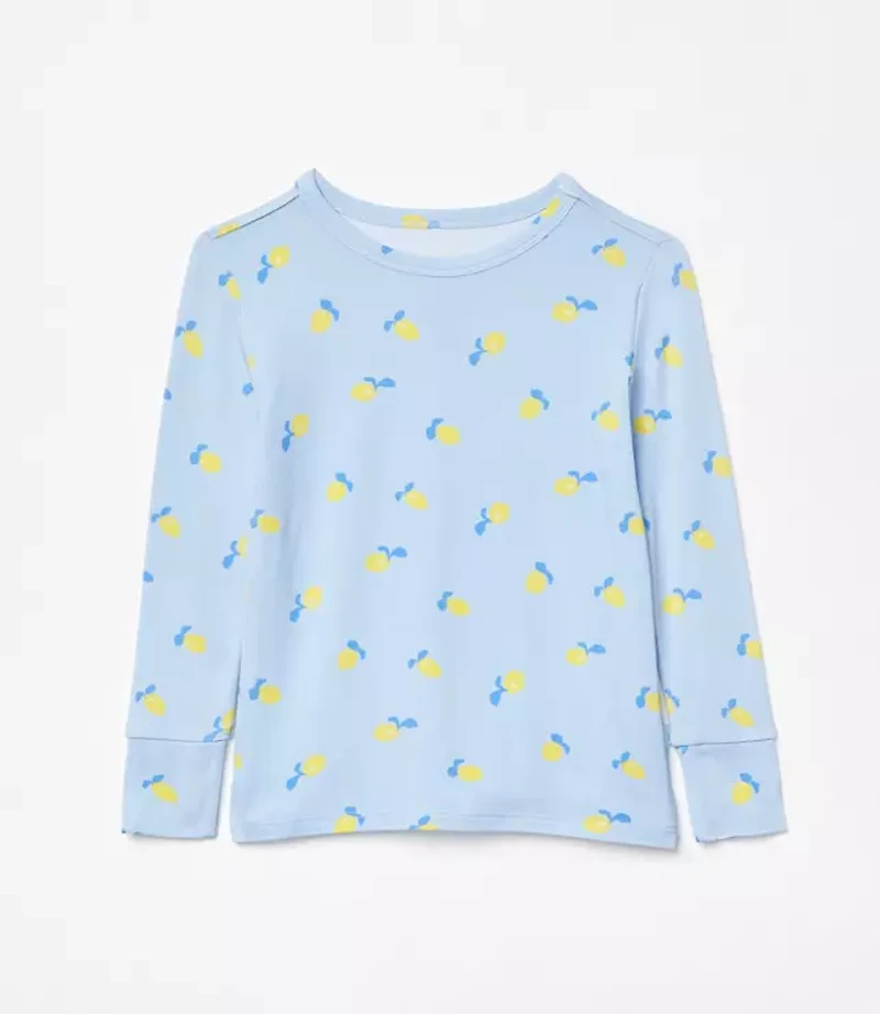 Posh Peanut X LOFT Lemon Long Sleeve Basic Pajama