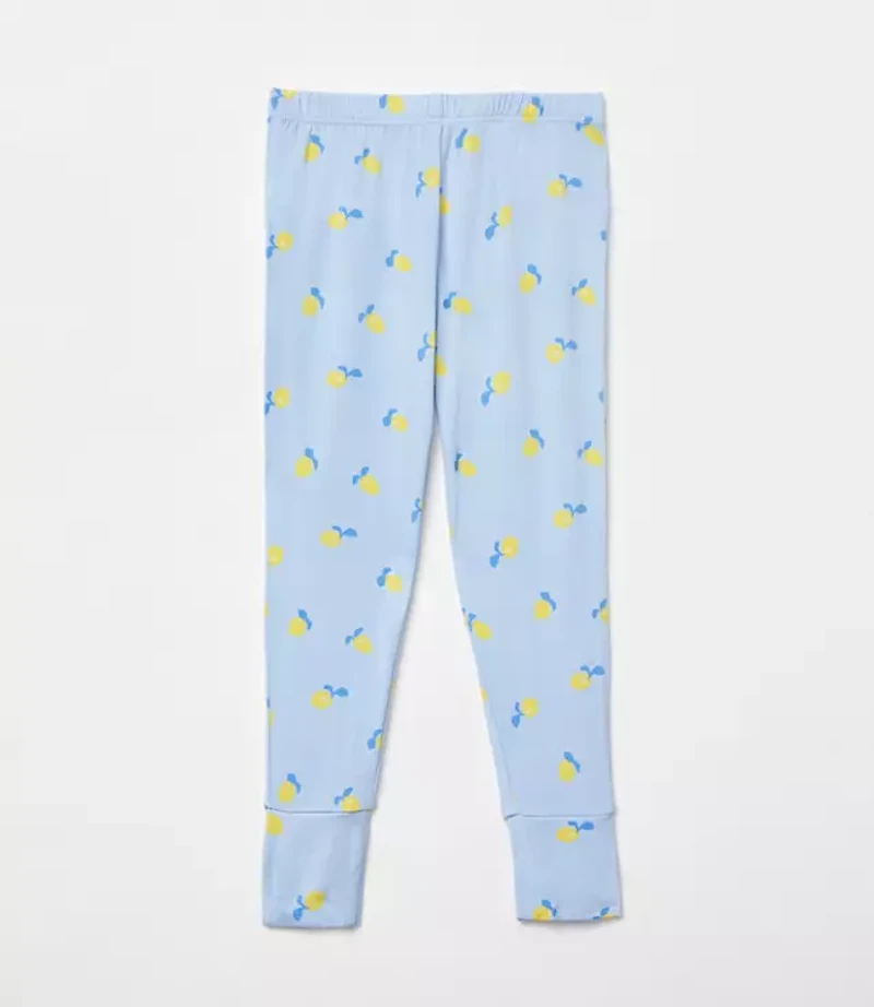 Posh Peanut X LOFT Lemon Long Sleeve Basic Pajama