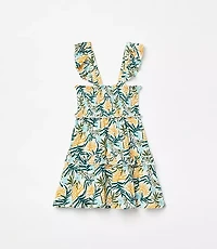 Posh Peanut X LOFT Sunset Smocked Babydoll Dress