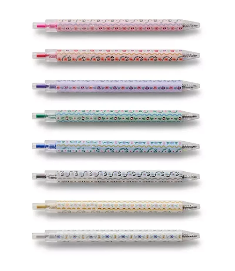 Rifle Paper Co. Delphine Gel Pen Set of 8