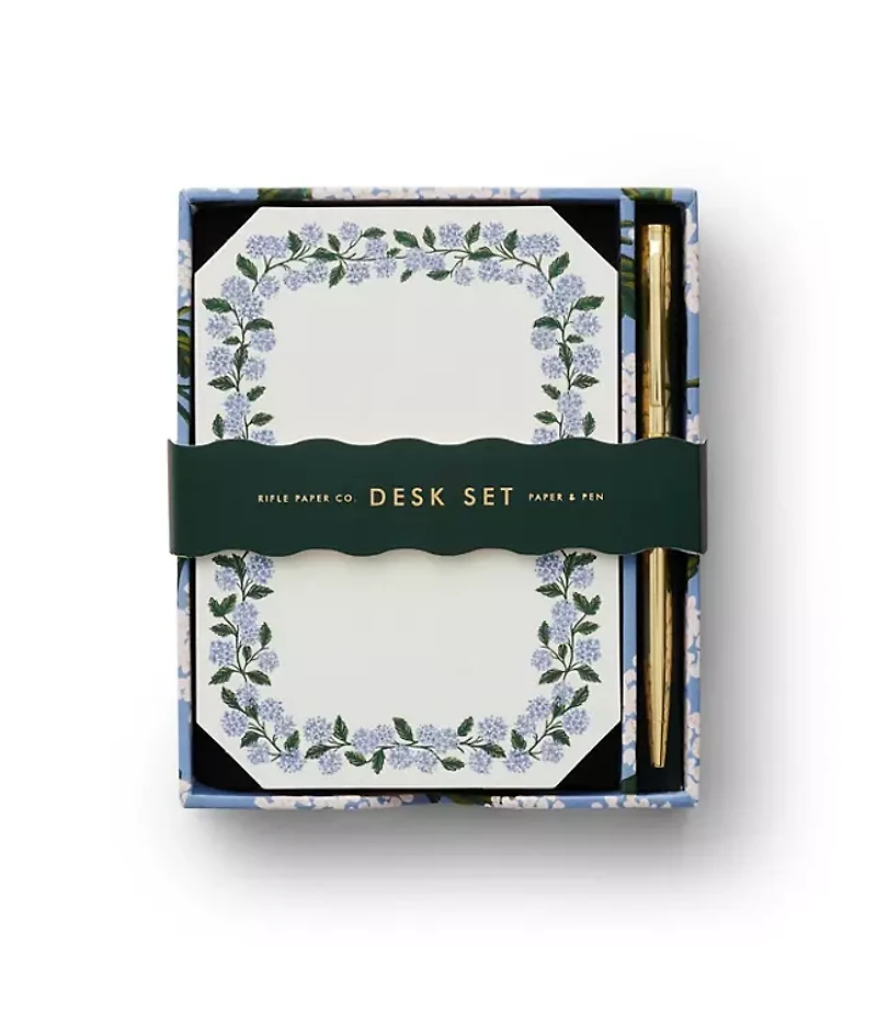 Rifle Paper Co. Hydrangea Note Writing Set