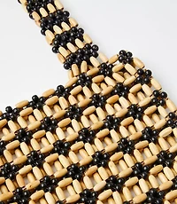 Salt + Umber Nora Beaded Tote Bag