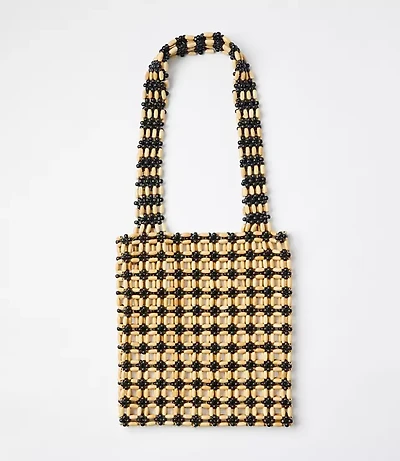 Salt + Umber Nora Beaded Tote Bag