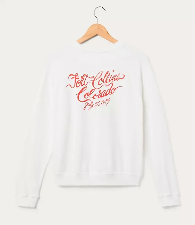 Junk Food Rolling Stones Fort Collins Colorado Fleece Tee