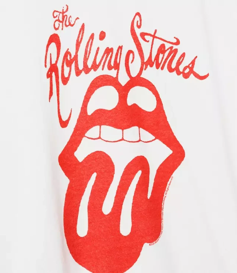 Junk Food Rolling Stones Fort Collins Colorado Fleece Tee