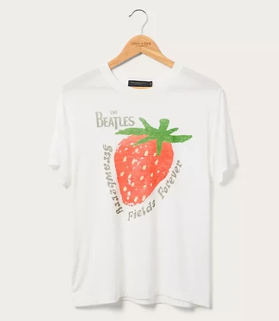 Junk Food The Beatles Strawberry Fields Forever Vintage Tissue Tee