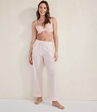 Haven Well Within Organic Cotton Poplin Striped Pajama Pants