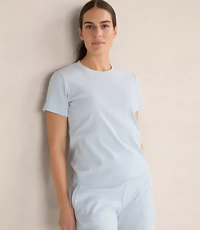 Haven Well Within Organic Cotton Rib Knit Short Sleeve Tee
