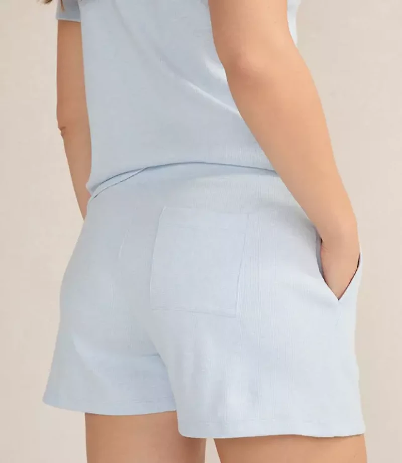 Haven Well Within Organic Cotton Rib Knit Shorts