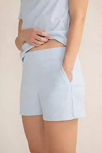 Haven Well Within Organic Cotton Rib Knit Shorts