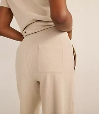 Haven Well Within Organic Cotton Rib Knit Wide Leg Pants