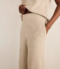 Haven Well Within Organic Cotton Rib Knit Wide Leg Pants