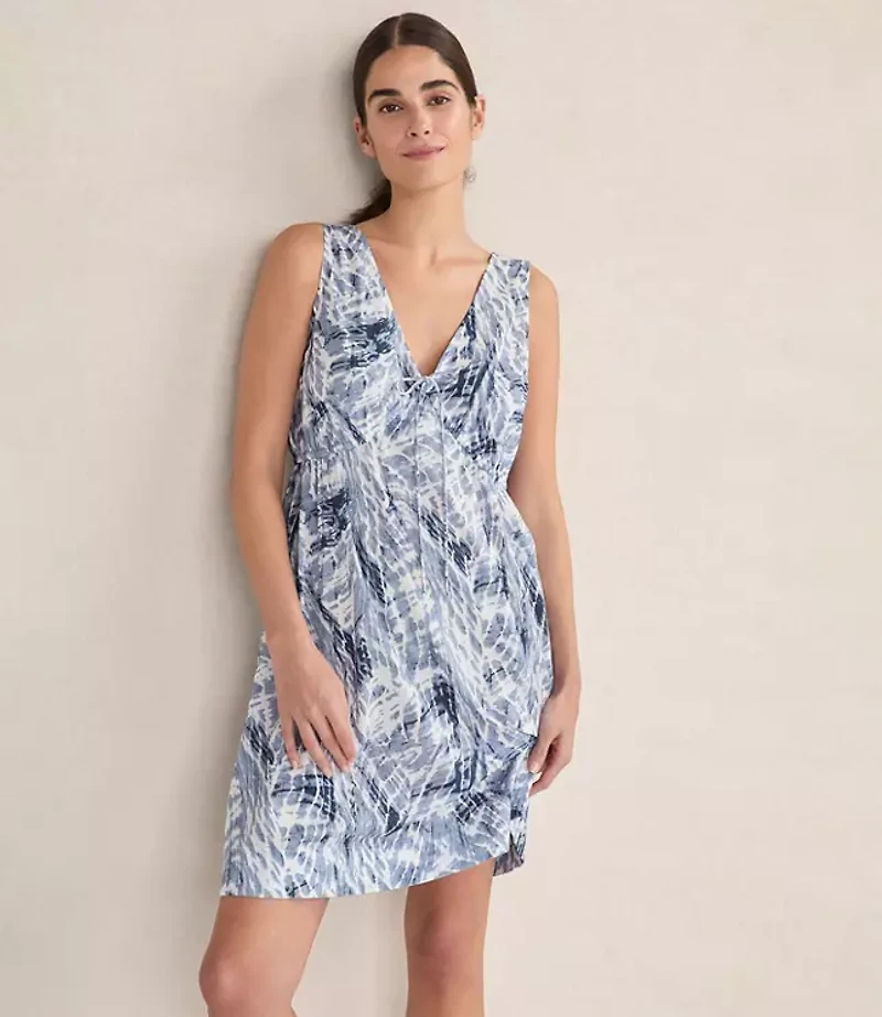 Haven Well Within Organic Cotton Poplin Tie Dye Chemise