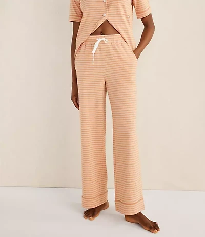 Haven Well Within Organic Cotton Jersey Striped Sleep Pants