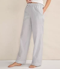 Haven Well Within Organic Cotton Poplin Striped Sleep Pants