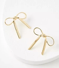 Metal Bow Earrings