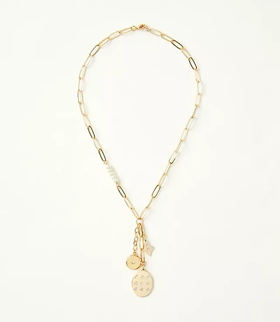 Cluster Charm Y Necklace