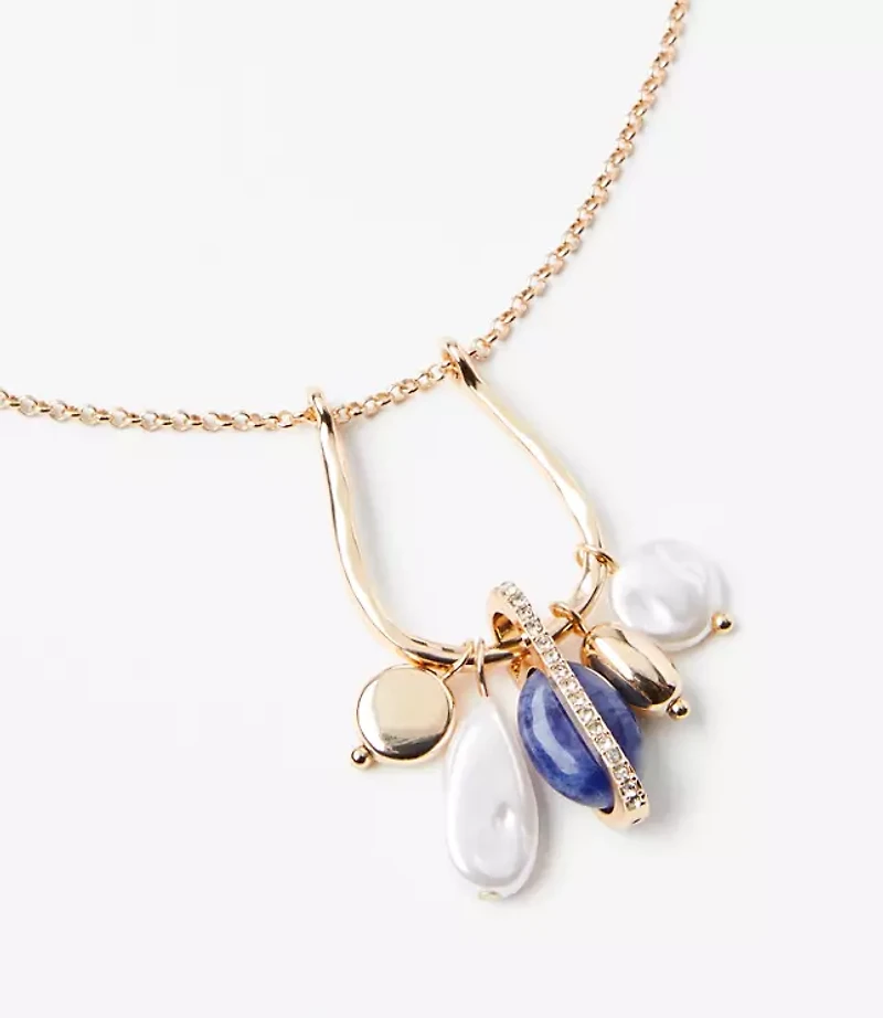 Cluster Pendant Necklace