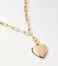 Hammered Heart Necklace