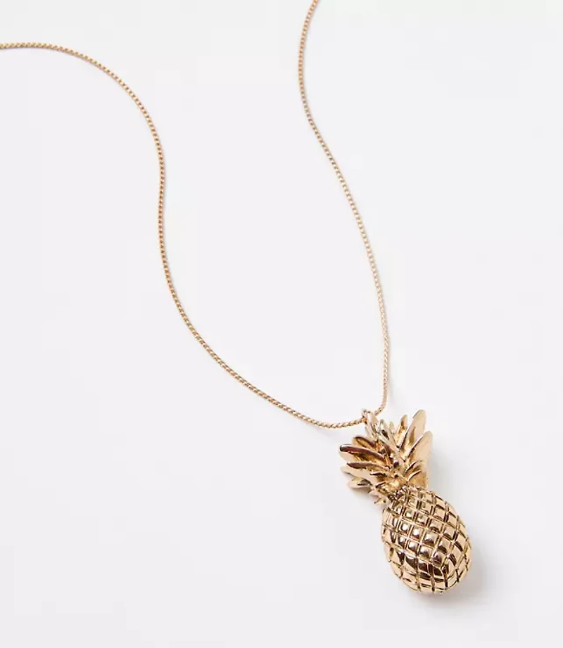 Pineapple Pendant Necklace