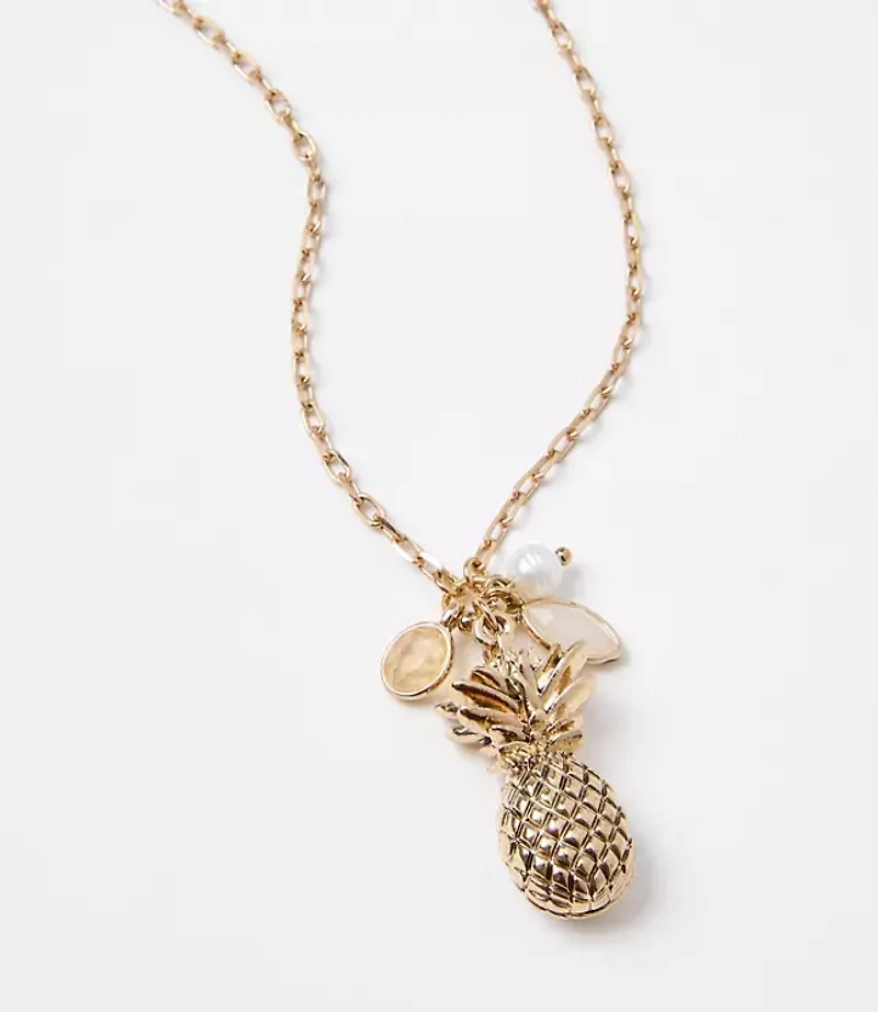 Pineapple Cluster Necklace