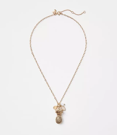 Pineapple Cluster Necklace