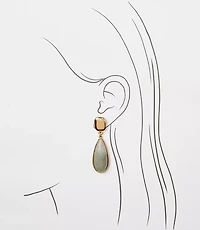 Marbleized Teardrop Earrings