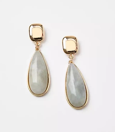 Marbleized Teardrop Earrings