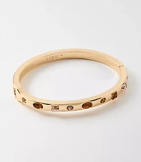 Mixed Crystal Bangle Bracelet