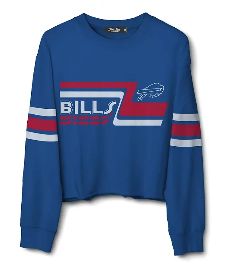 Junk Food Buffalo Bills Retro Crop Fleece