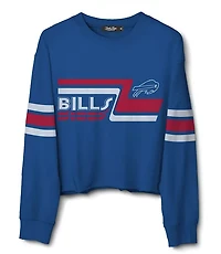 Junk Food Buffalo Bills Retro Crop Fleece