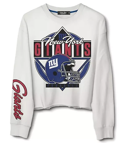Junk Food New York Giants Helmet Crop Fleece
