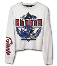 Junk Food New York Giants Helmet Crop Fleece