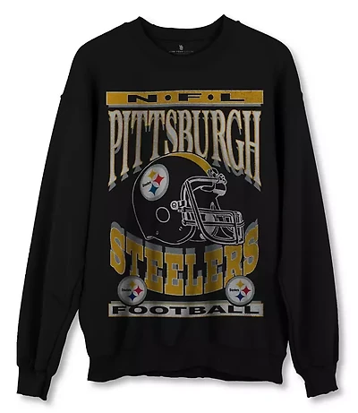Junk Food Pittsburgh Steelers Backfield Crew Fleece