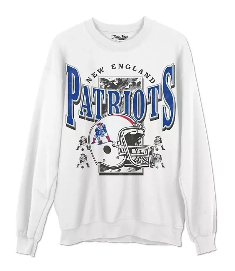 Junk Food New England Patriots Crew Fleece