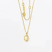 Oval Opal Pendant Crafted In 10K Yellow Gold