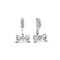 Pandora Sparkling Bow Drop Earrings | 293543C01