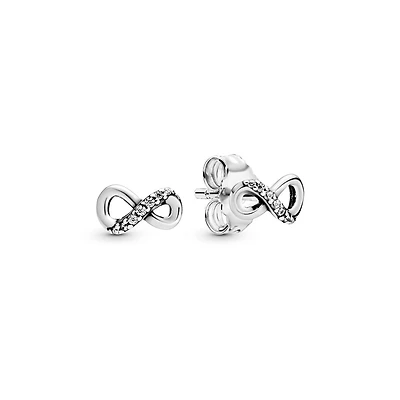 Pandora Sparkling Infinity Stud Earrings | 298820C01