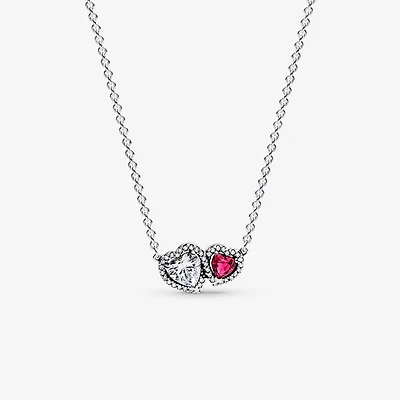 Pandora Halo Hearts Pendant Necklace | 393632C01