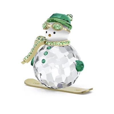 Swarovski Holiday Cheers Dulcis Snowman Green