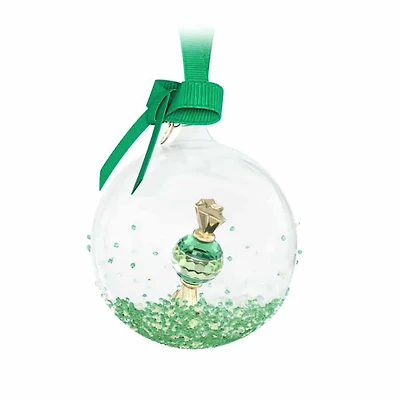 Swarovski Holiday Cheers Dulcis Ball Ornament Green