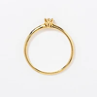 Mini Engagement Ring 10K Yellow Gold (0.07 ct tw)